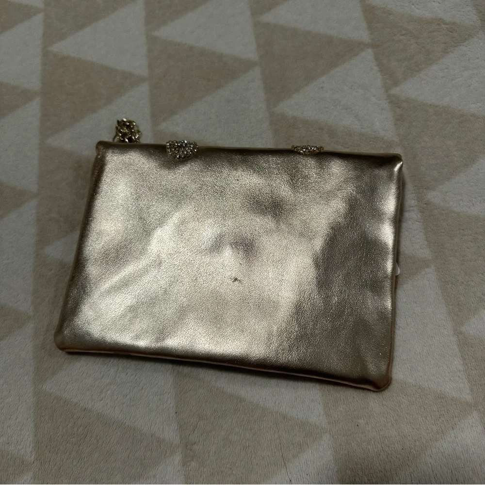 J crew Girls' embellished faux-leather envelope clutch